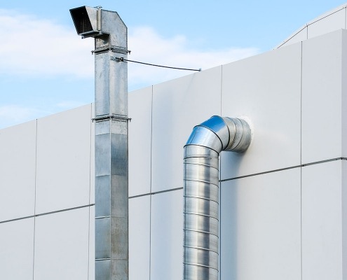 Installation de conduits et d’évents